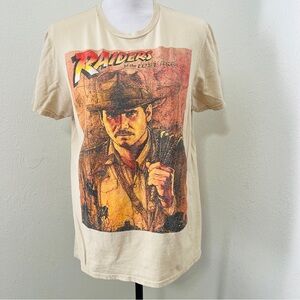 Indiana Jones “Raiders of the Lost Ark”Unisex Medium Graphic Tee in Beige